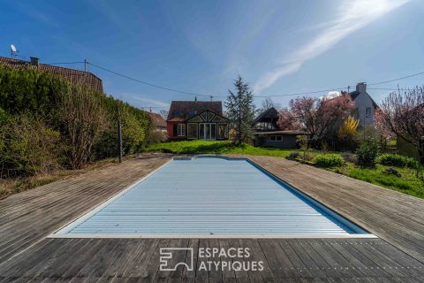 Maison de caractère avec piscine et jardin