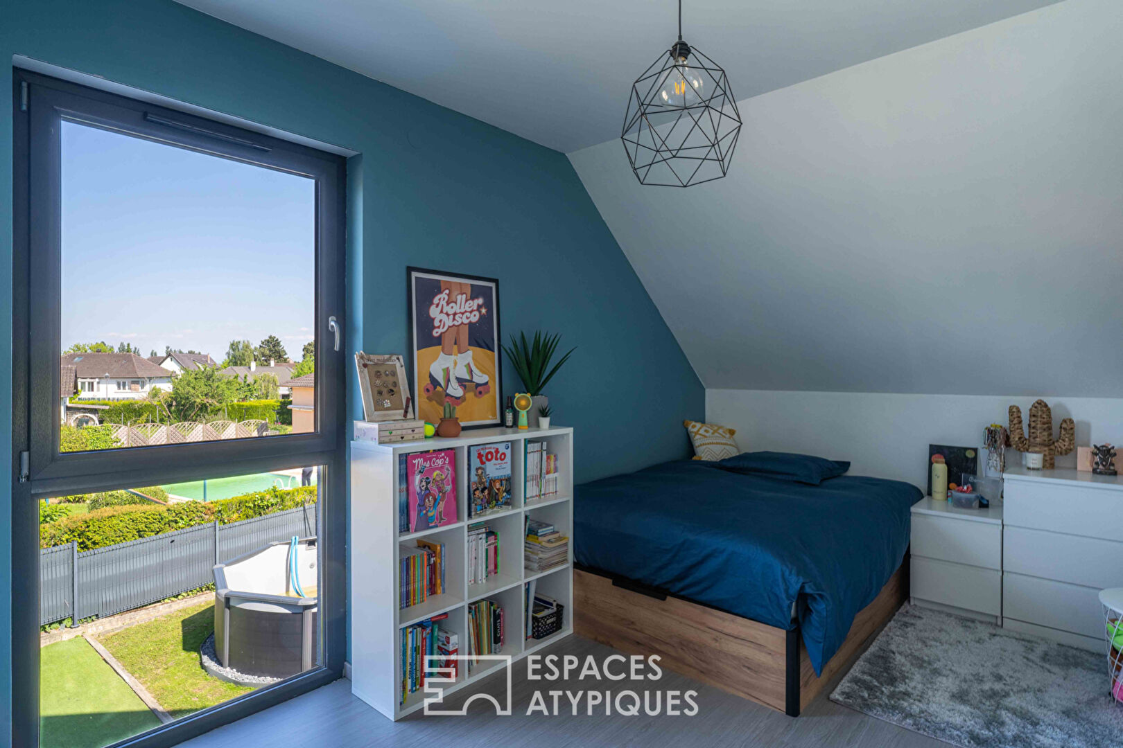 Maison contemporaine avec jardin