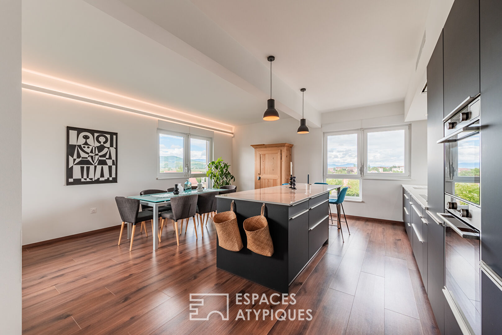 Attique d’exception avec vue sur les Vosges