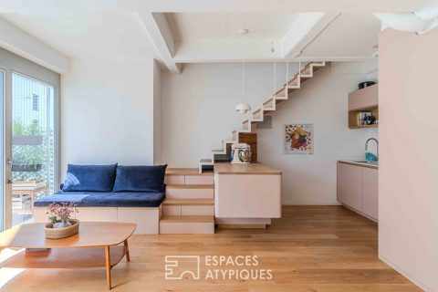 Loft en duplex meublé quartier Coop