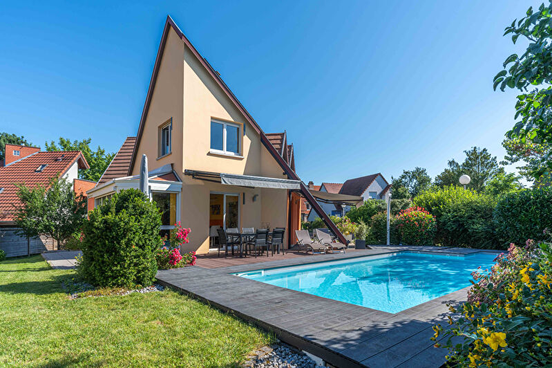 Maison d'architecte avec piscine aux portes de Strasbourg