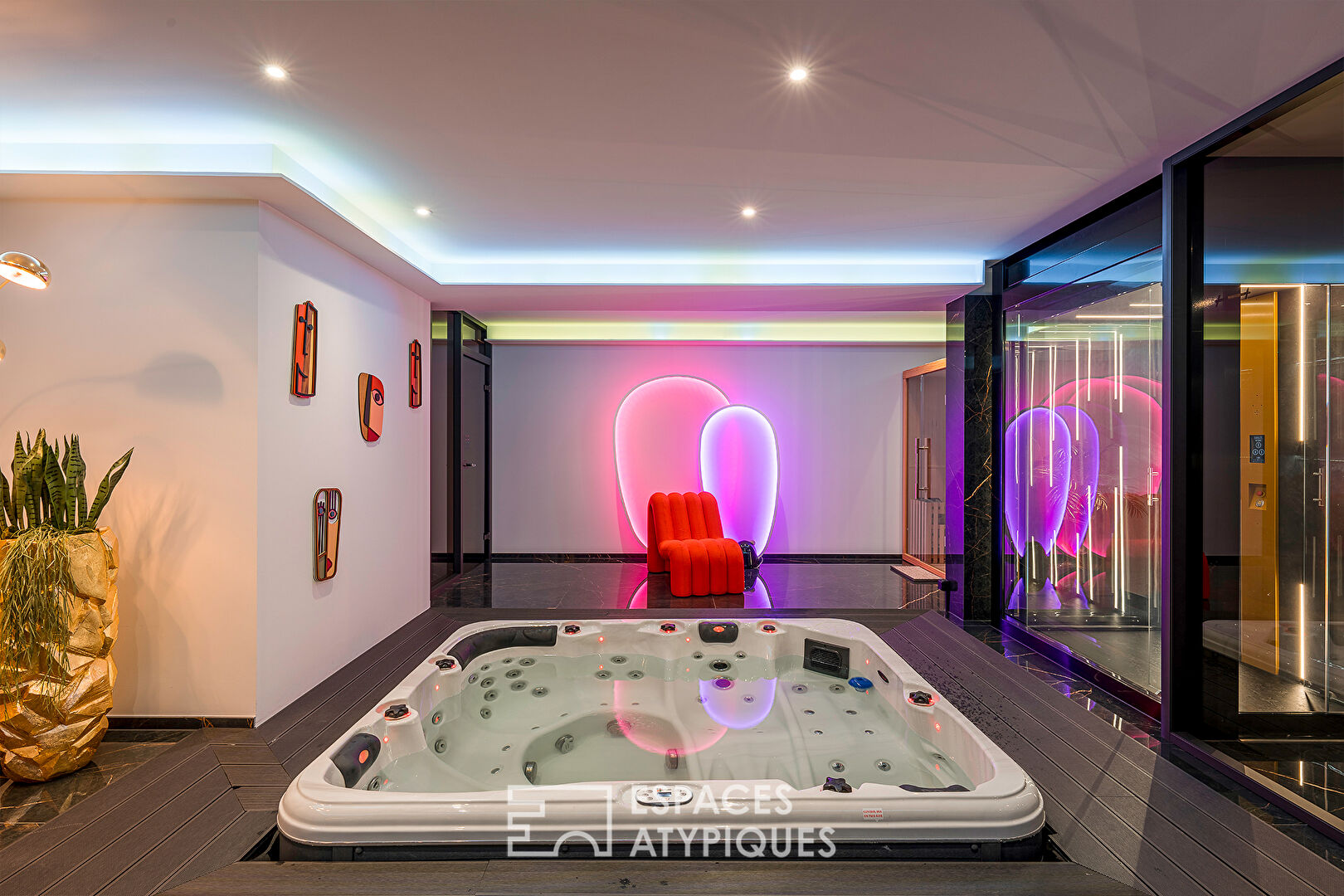 Contemporary property with high-end services