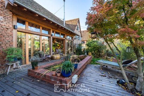 Alsatian house and barn renovated by an architect