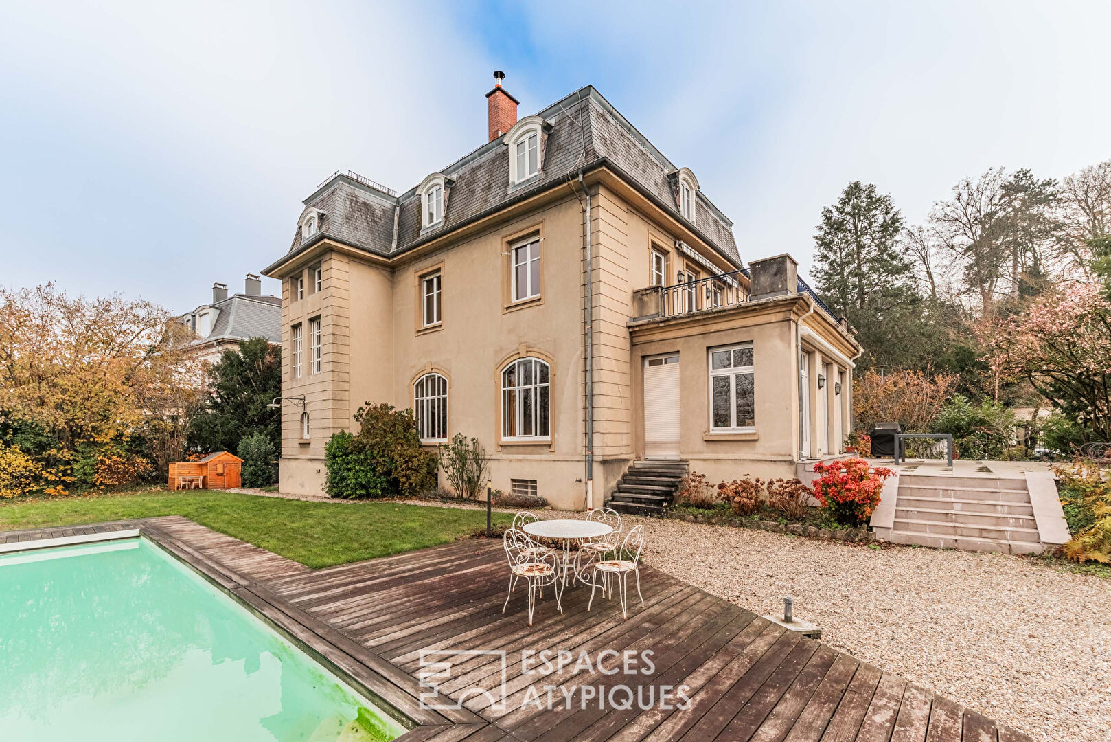 Maison de maître avec piscine et jardin sur les hauteurs du Rebberg