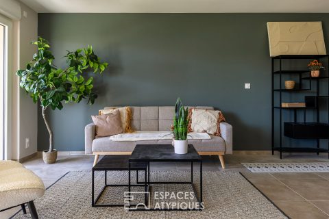 Garden level in a high-end residence