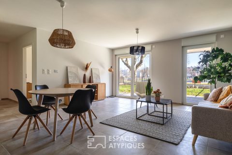 Garden level in a high-end residence