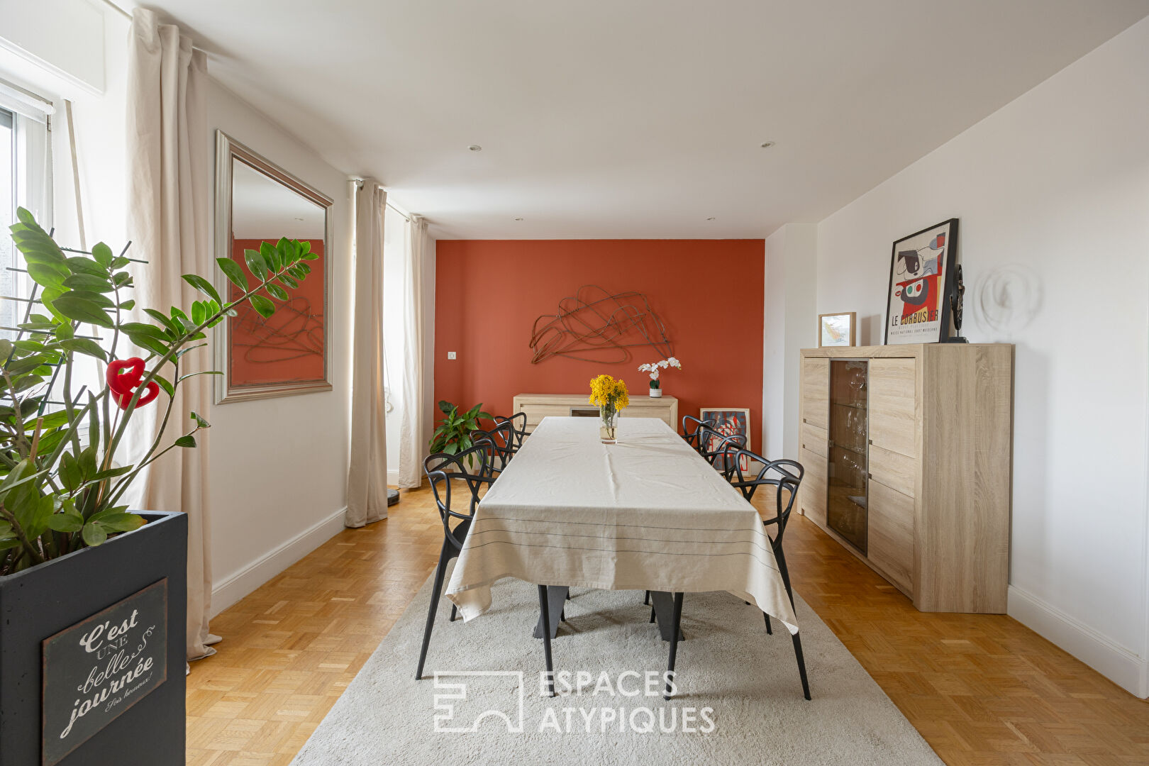 Triplex apartment with rooftop in a town house