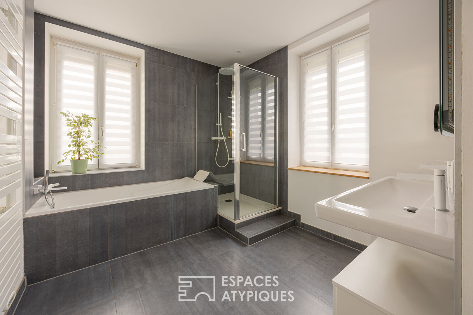 Triplex apartment with rooftop in a town house