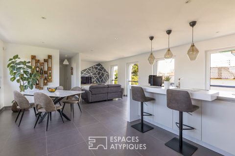 Appartement contemporain et son toit-terrasse