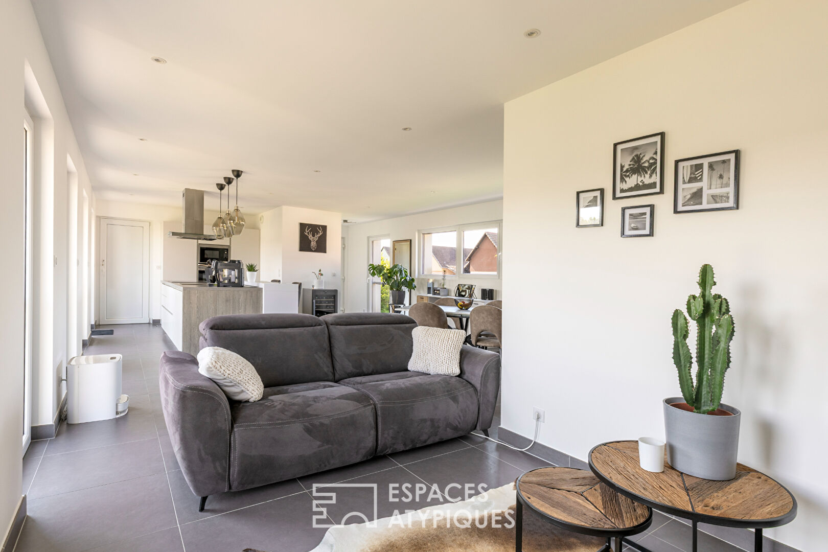 Appartement contemporain et son toit-terrasse