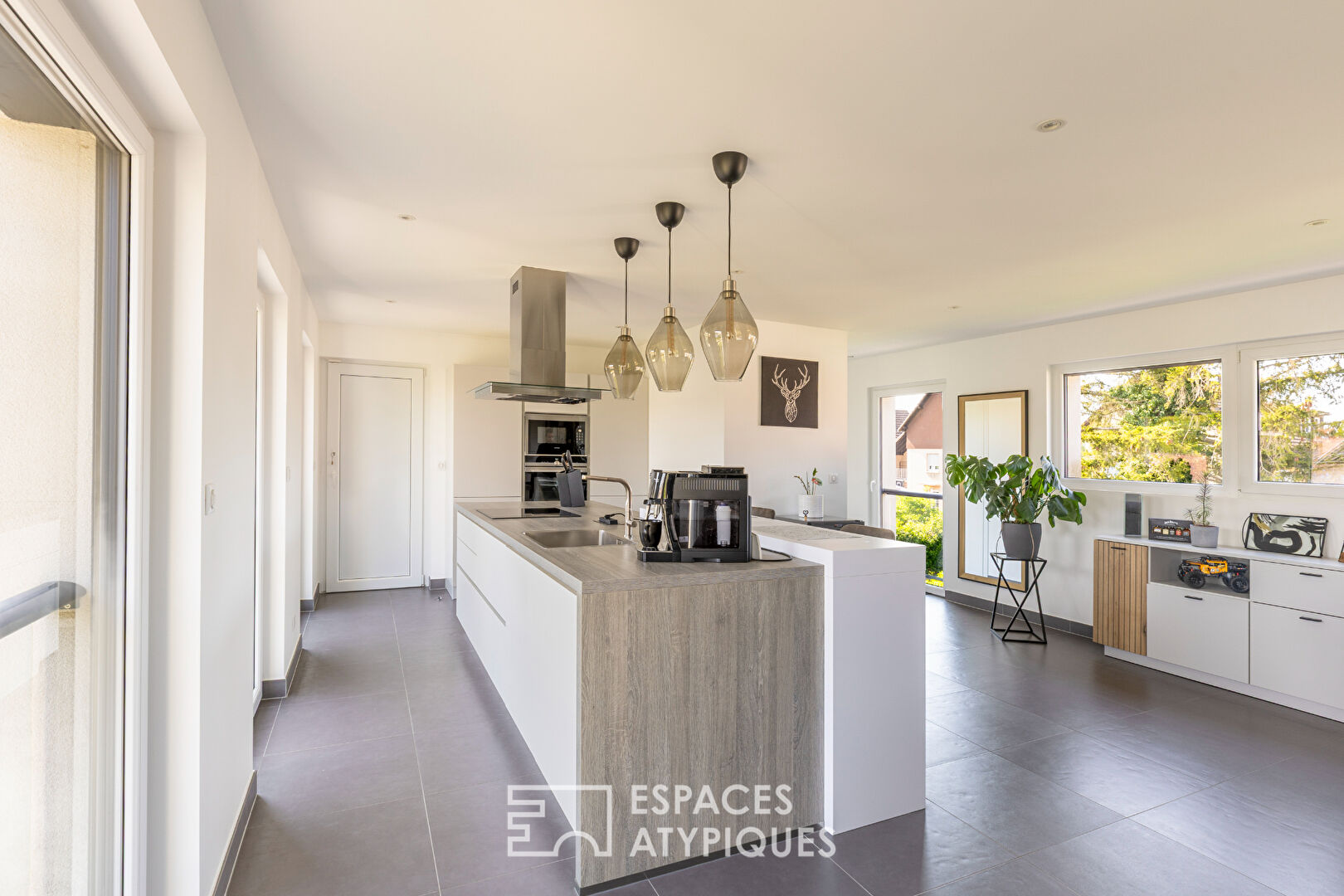 Appartement contemporain et son toit-terrasse