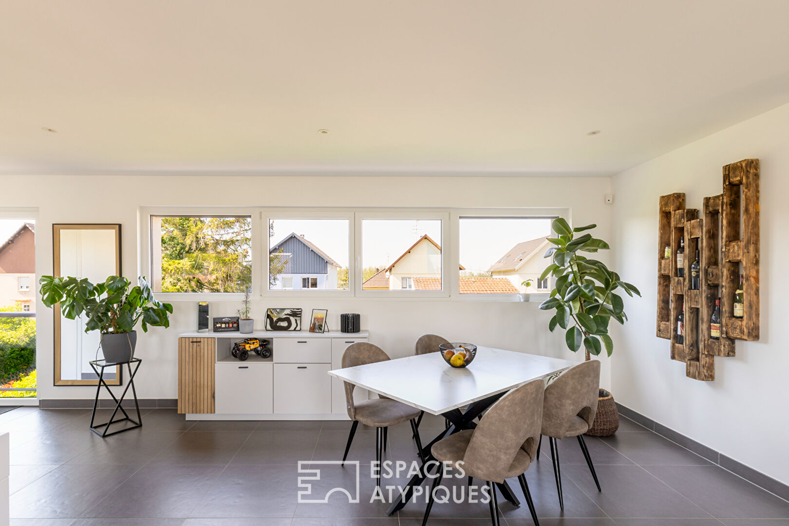 Appartement contemporain et son toit-terrasse