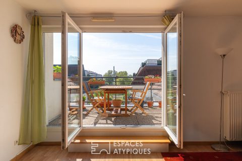 Duplex avec terrasse en dernier étage à Neudorf