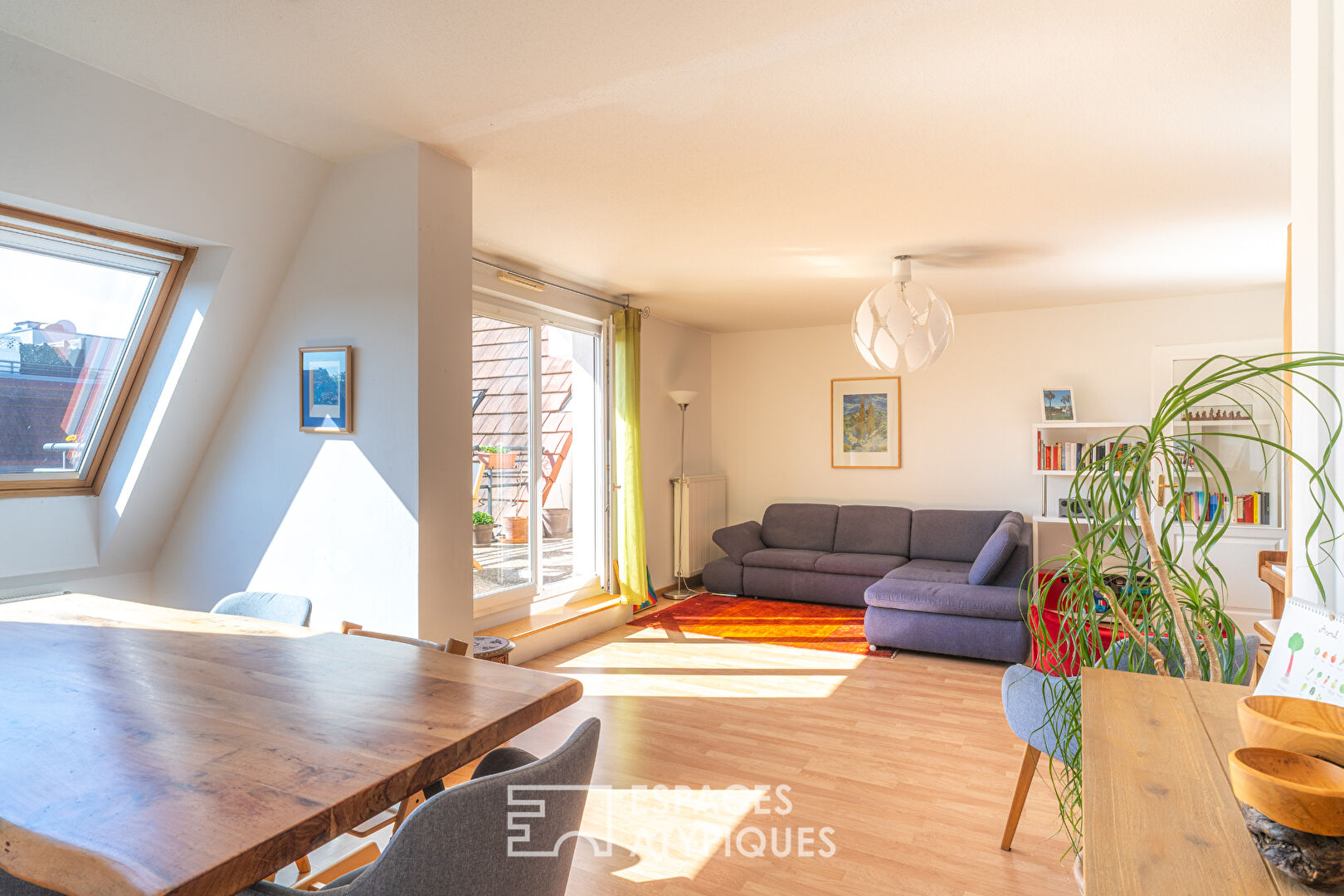 Duplex avec terrasse en dernier étage à Neudorf