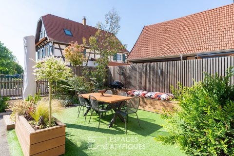 Maison alsacienne rénovée avec vue sur l’Ill