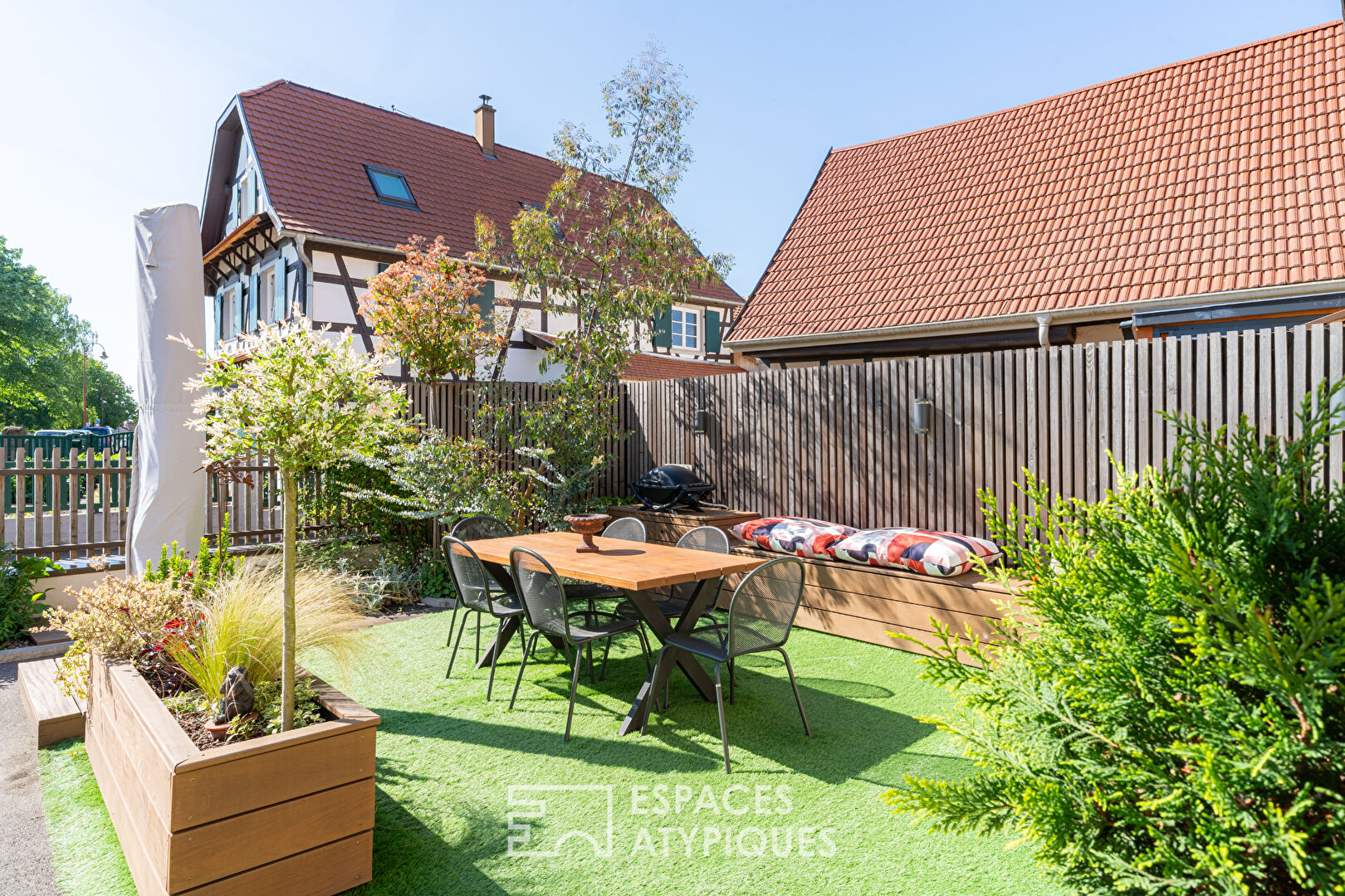 Maison alsacienne rénovée avec vue sur l’Ill