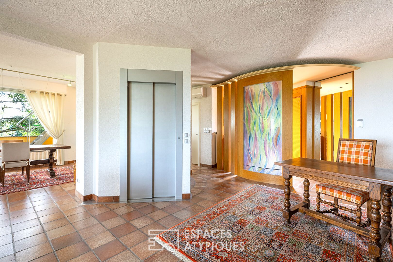Maison d’architecte avec piscine et vue imprenable sur la plaine d’Alsace