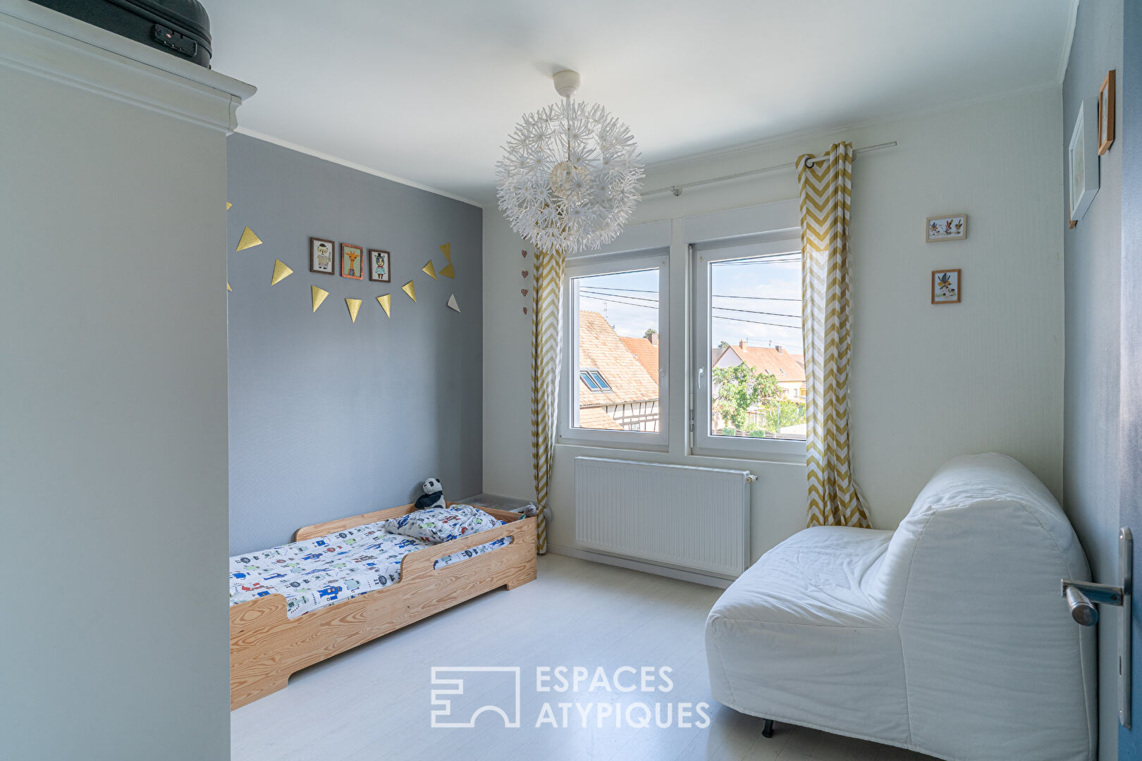 Duplex inversé sous les toits et sa terrasse