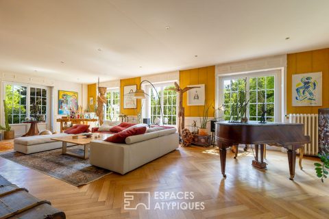Maison de maître rénovée dans son magnifique parc arboré