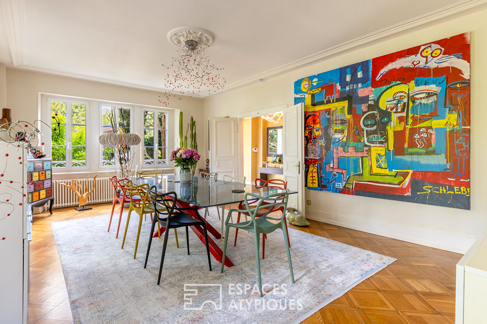 Maison de maître rénovée dans son magnifique parc arboré