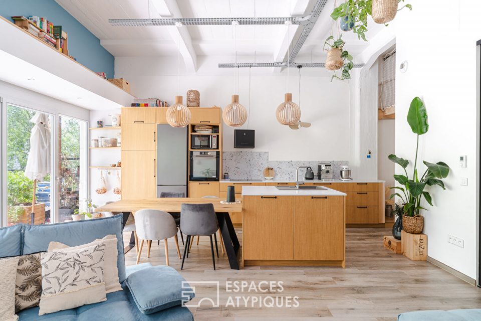 Loft contemporain avec terrasse quartier Coop