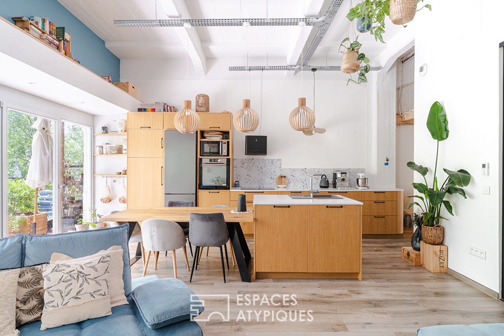 Loft contemporain avec terrasse quartier Coop