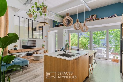 Loft contemporain avec terrasse quartier Coop