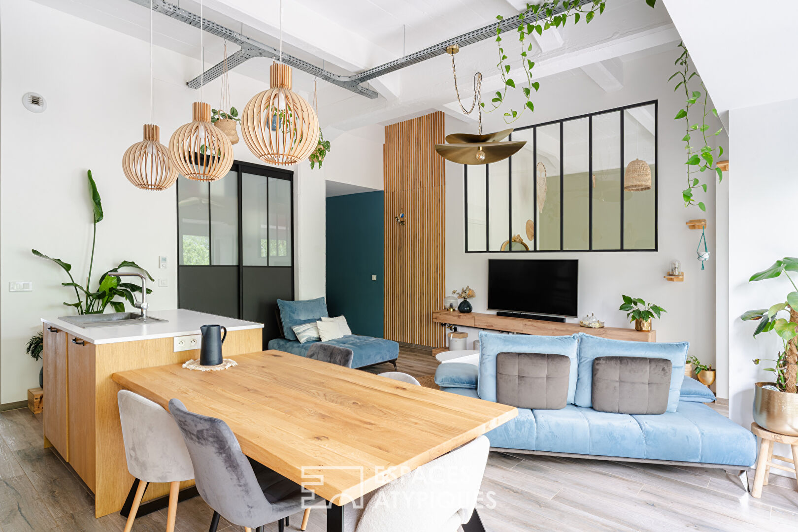 Loft contemporain avec terrasse quartier Coop