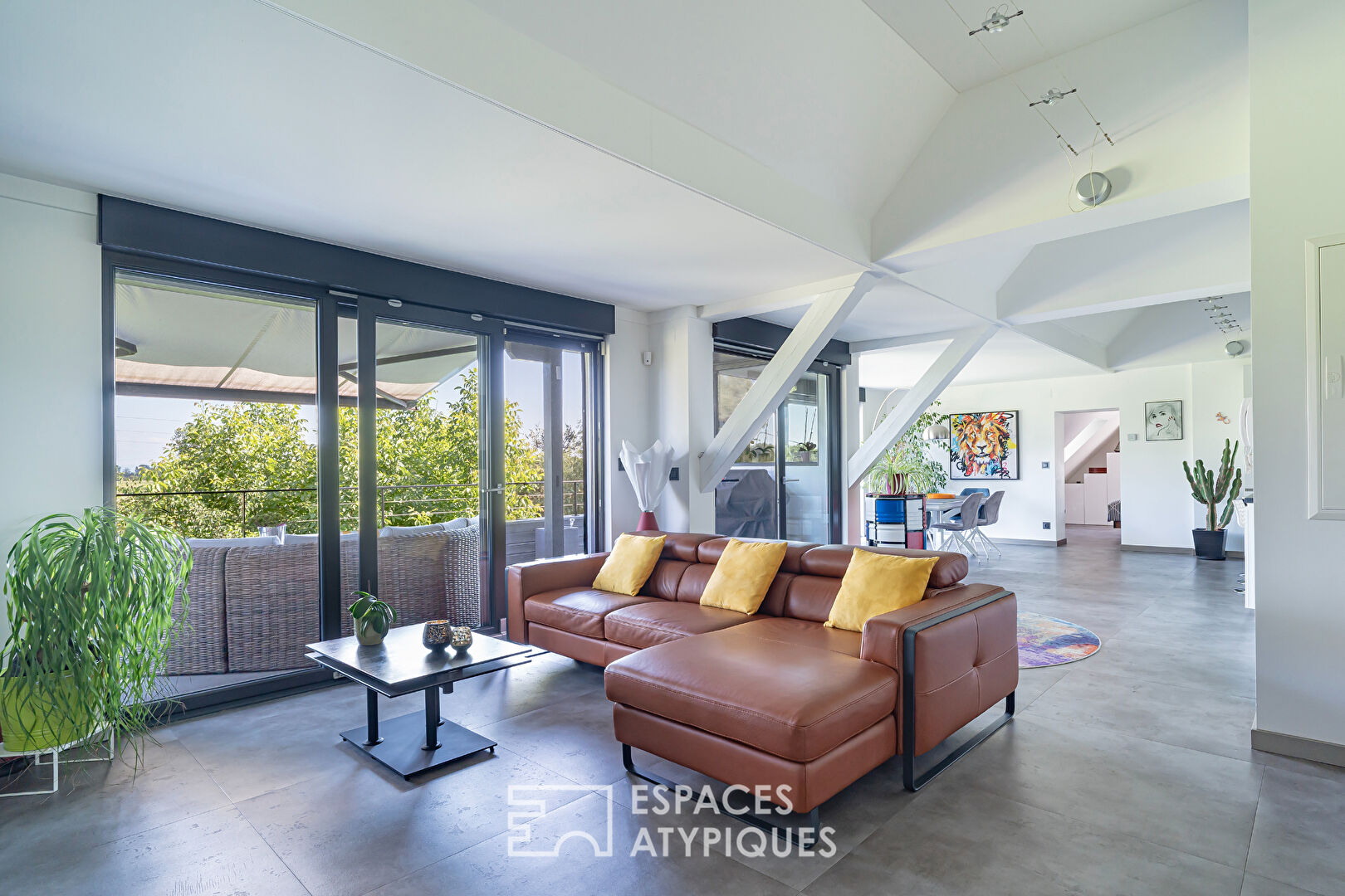 Appartement de caractère avec terrasse et vue dégagée