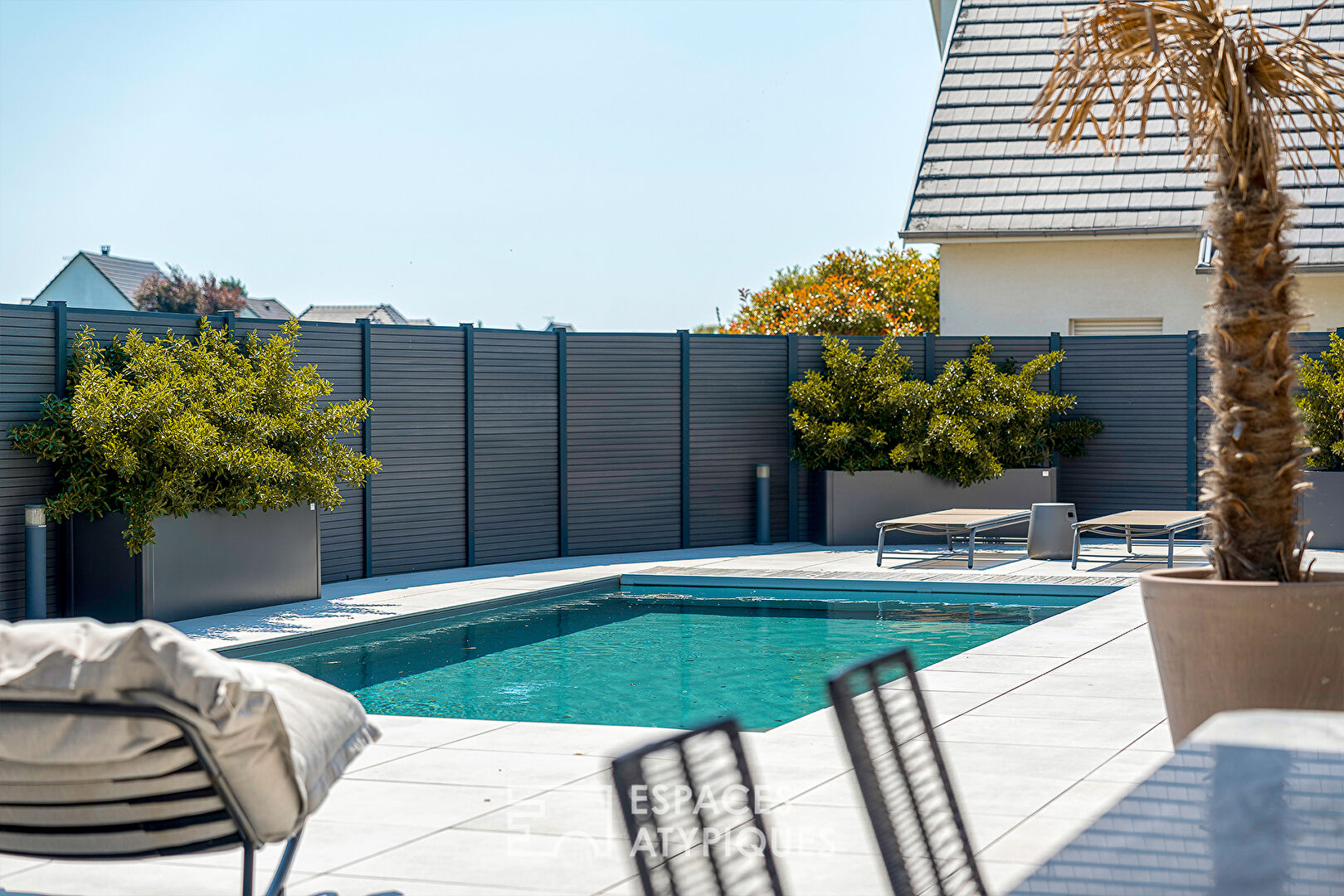 Maison d’architecte contemporaine et sa piscine