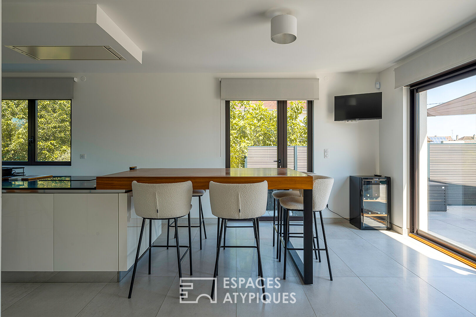 Maison d’architecte contemporaine et sa piscine