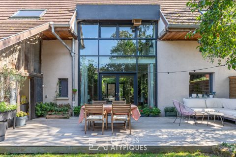 Corps de ferme d’exception et son jardin intimiste