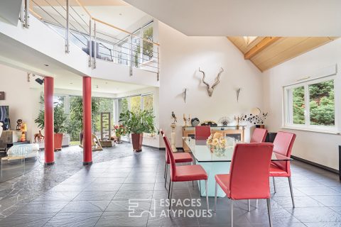 Villa d’architecte et ses installations équestres