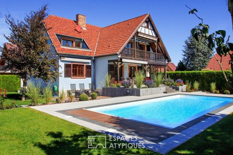 Family home with garden and swimming pool