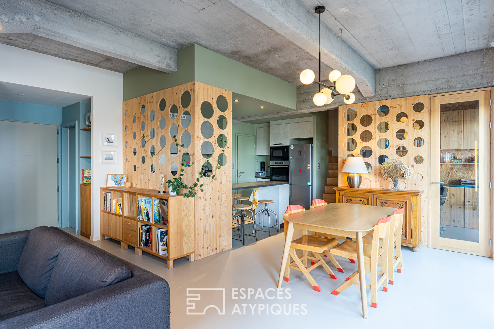 Family loft with terrace in the Coop neighborhood