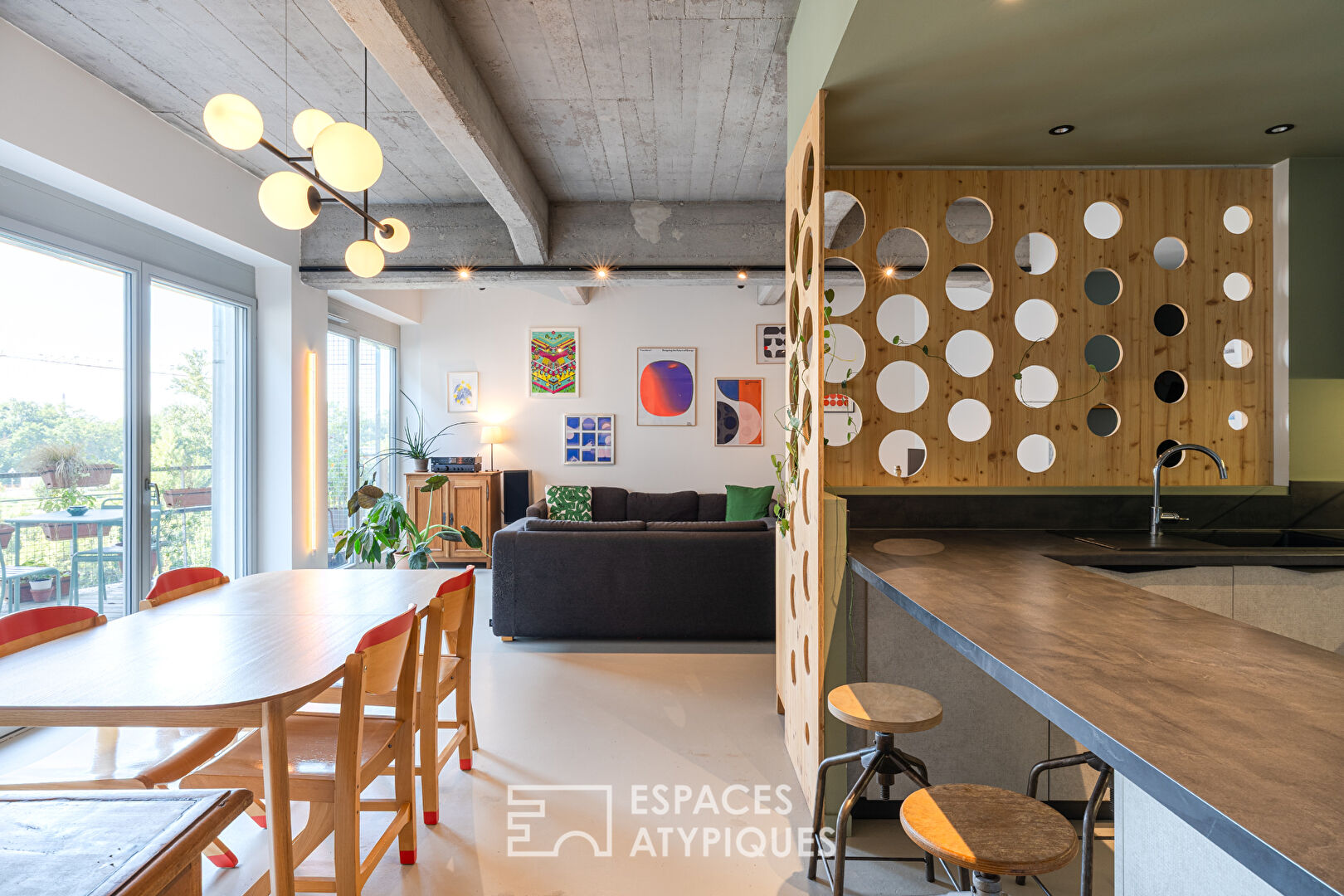 Family loft with terrace in the Coop neighborhood