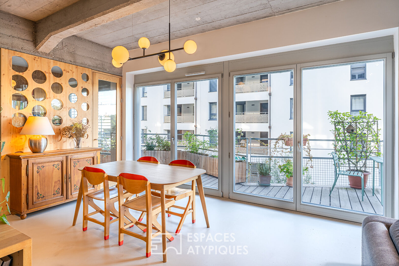 Family loft with terrace in the Coop neighborhood