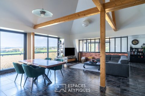 Triplex avec jardin et vue dégagée