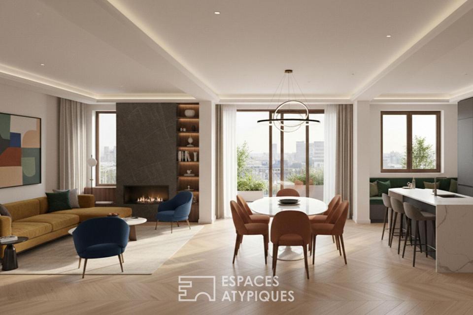 Appartement familial avec ascenseur privatif