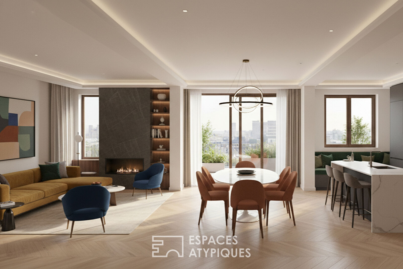 Appartement familial avec ascenseur privatif