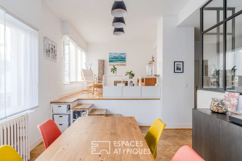 Appartement traversant rénové et son balcon quartier Contades