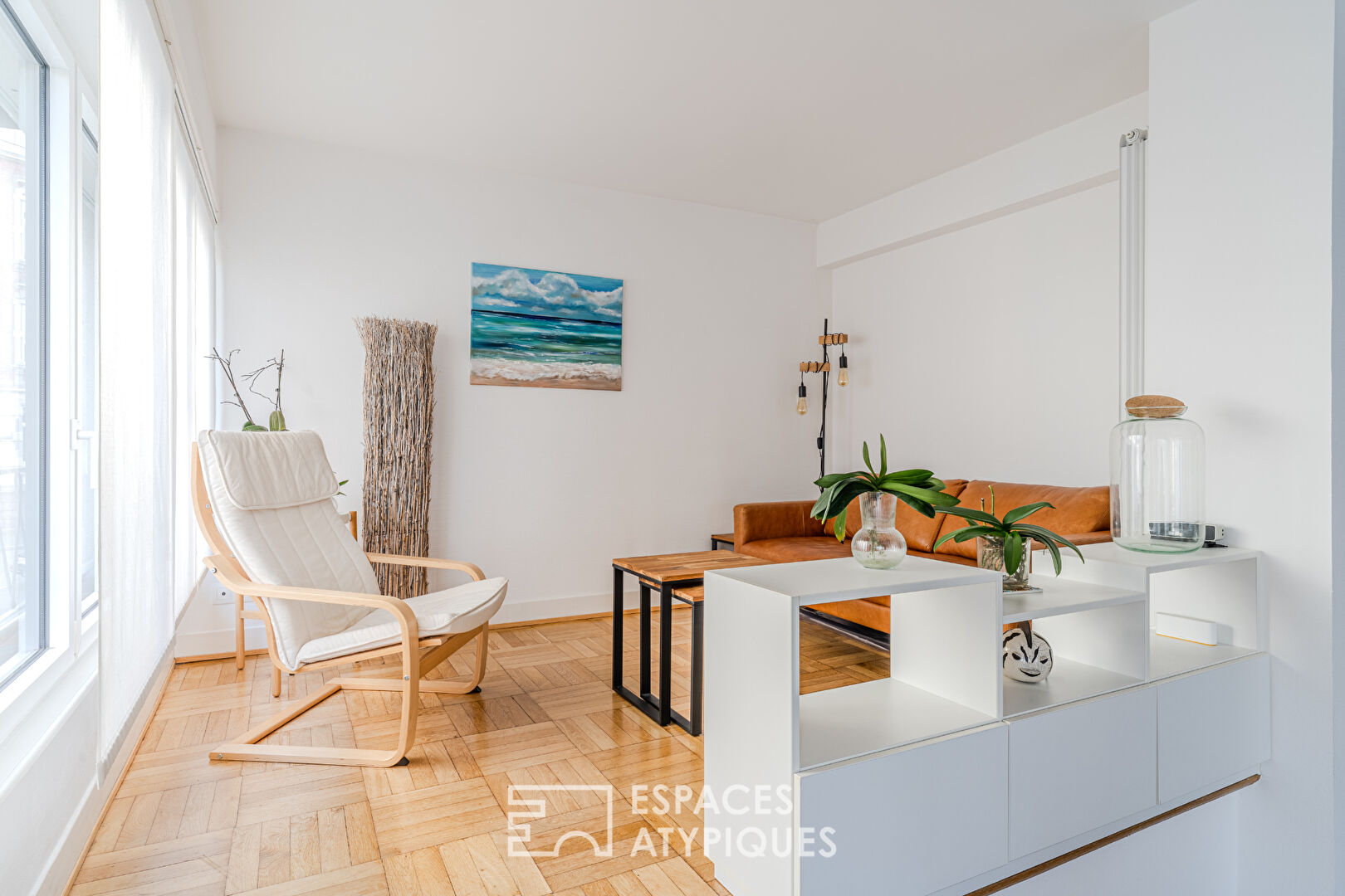 Appartement traversant rénové et son balcon quartier Contades