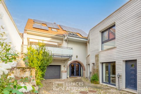 Maison esprit loft et son espace professionnel