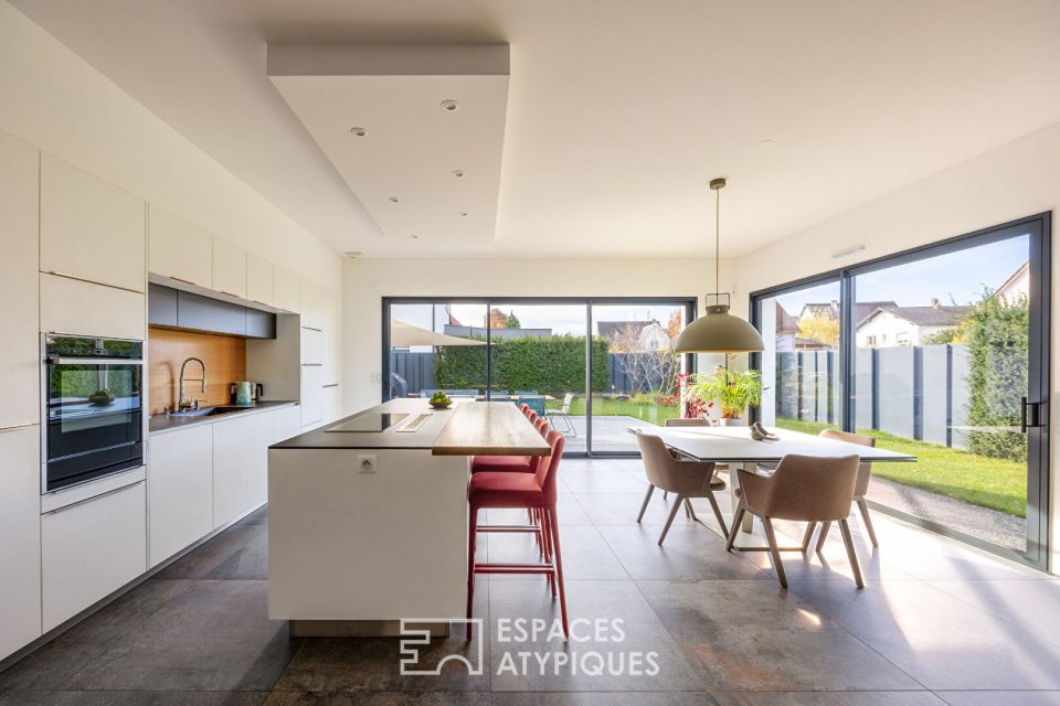 Contemporaine de plain-pied aux prestations soignées