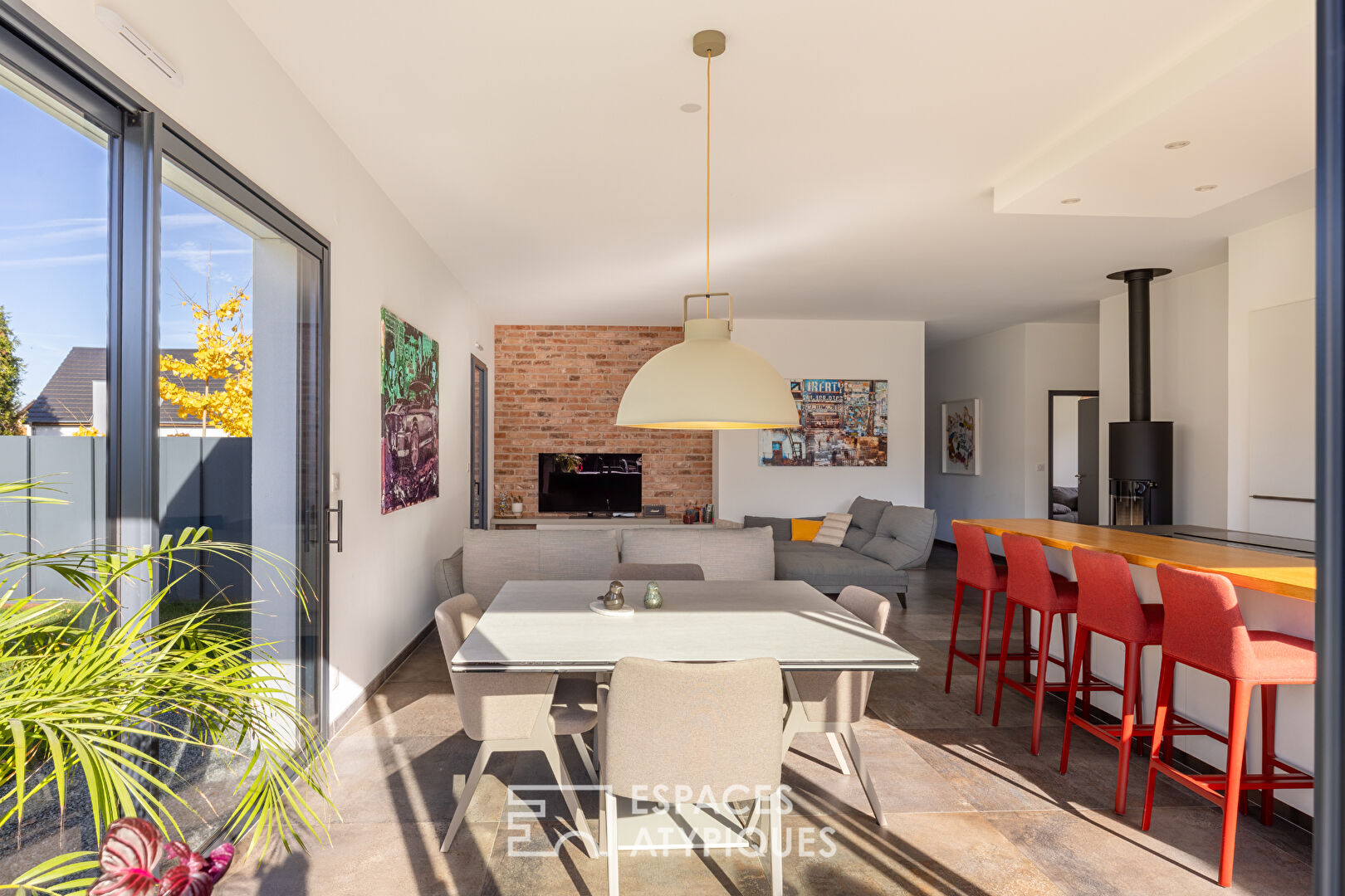 Contemporaine de plain-pied aux prestations soignées