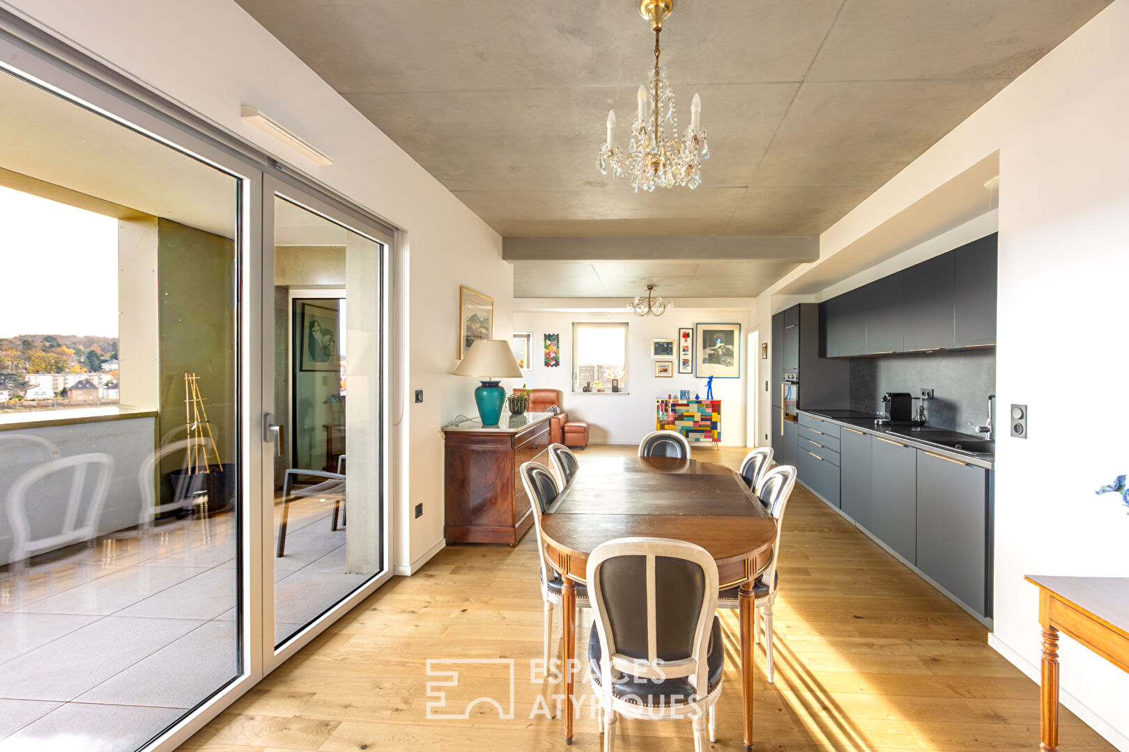 Appartement avec terrasse et vue dégagée