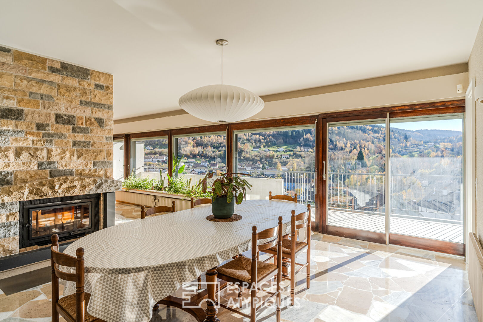 Villa moderniste avec vue sur les Vosges