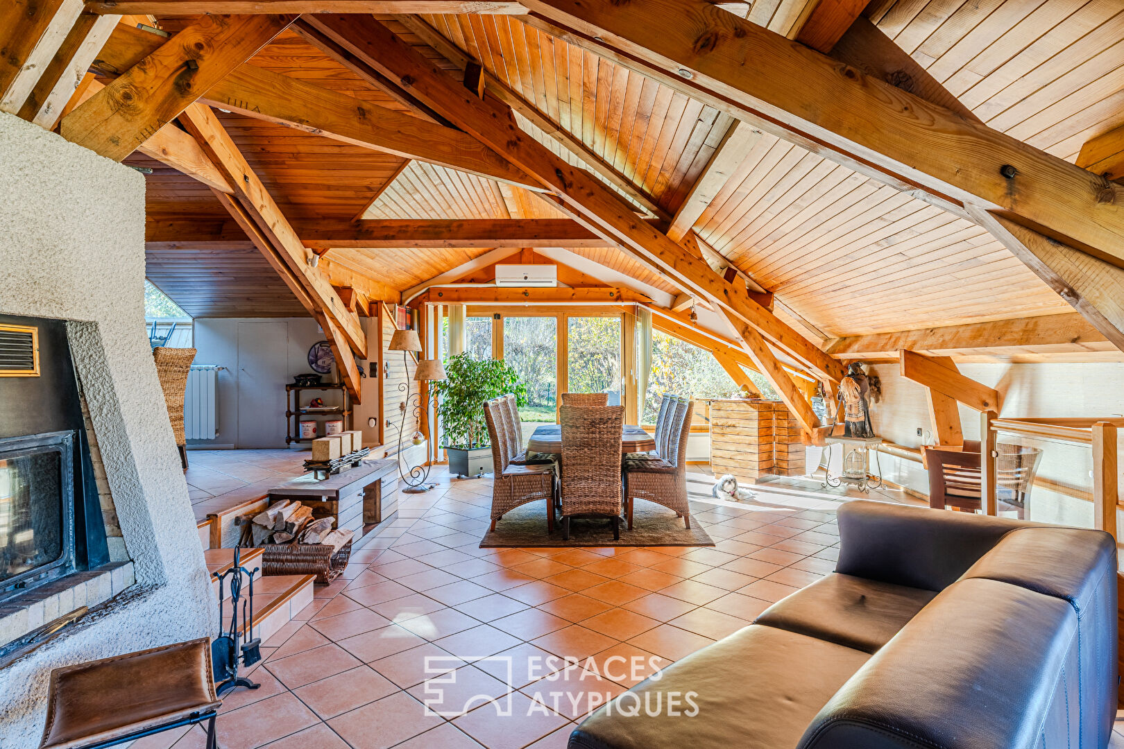 Chalet d’architecte à la vue dégagée