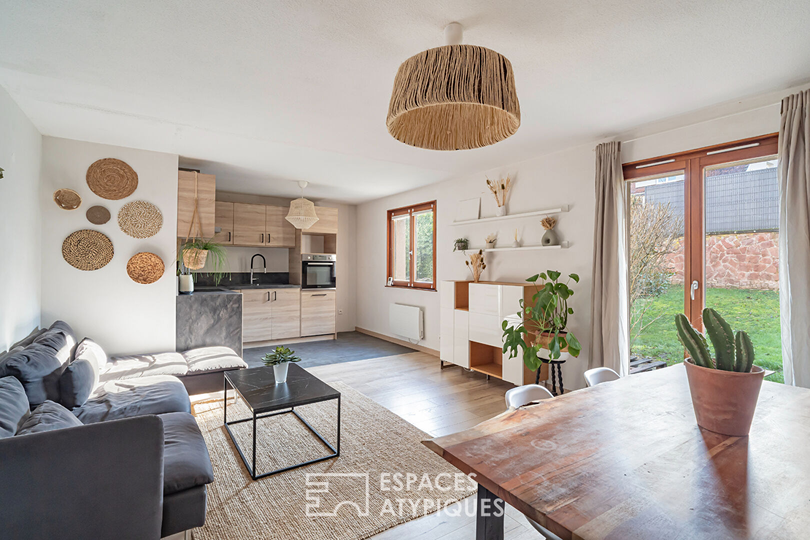 Appartement chaleureux en rez-de-jardin
