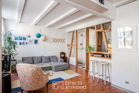 Appartement de caractère rénové au calme d&rsquo;une cour intérieure